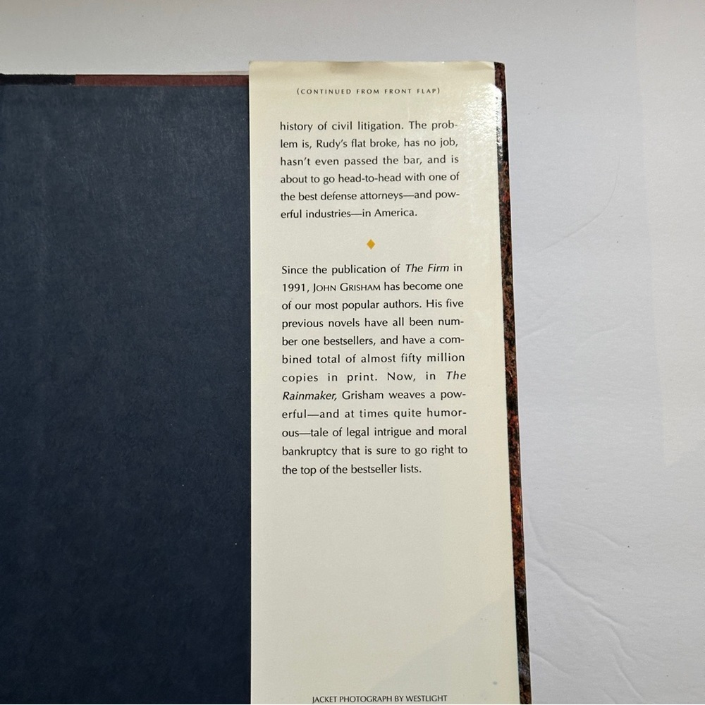 The Rainmaker by John Grisham | Fiction, Thriller | Hardcover Book - Picture 4 of 6